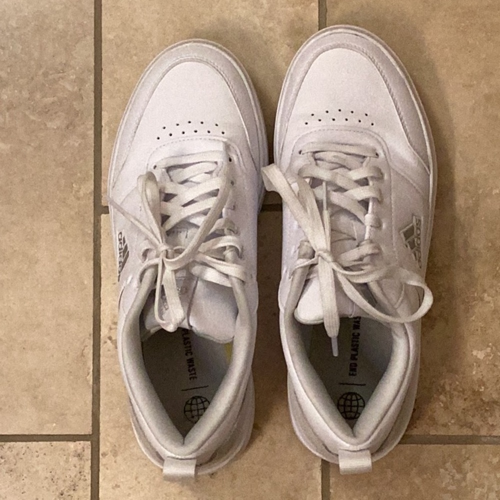 Adidas White Low-Top Sneakers